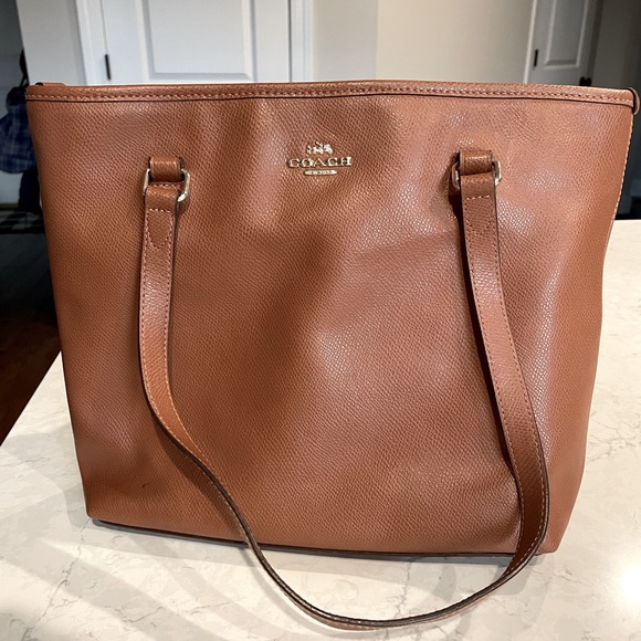 Coach Brown Leather Shoulder Bag - Picture 3 of 13